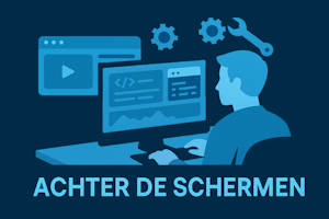 Achter de schermen